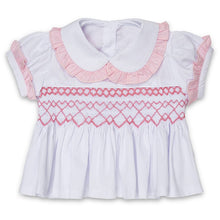 Load image into Gallery viewer, "BONITA" HAND SMOCKED HAND EMBROIDERED 2 PIECE SET. LIMITED!