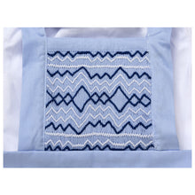 Load image into Gallery viewer, "ANTONY " SHIRT & BLUE DUNGAREES HAND-SMOCKED OUTFIT. LIMITED