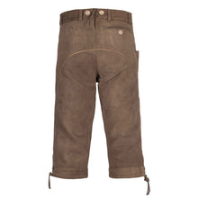 Load image into Gallery viewer, Men's traditional trousers made of fine cowhide leather, tobacco brown