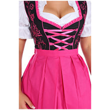Load image into Gallery viewer, Pink 3-piece Oktoberfest Dirndl traditional dress