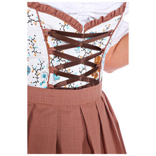 Load image into Gallery viewer, 3-piece bright dirndl with blouse and apron