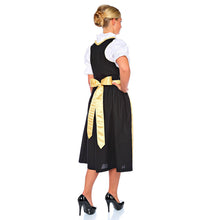 Load image into Gallery viewer, Enchanting 3pcs. Dirndl black yellow with blouse and apron