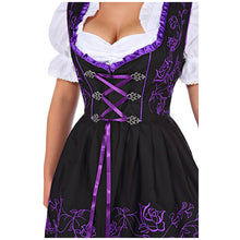 Load image into Gallery viewer, Brilliant 3-piece Dirndl with apron and blouse