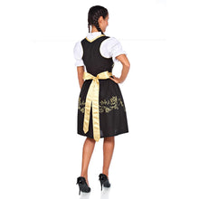 Load image into Gallery viewer, Romantic 3 pieces Dirndl with apron and blouse