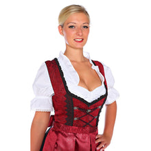 Load image into Gallery viewer, Romantic 3 pieces Dirndl with apron and blouse