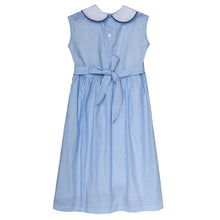 Load image into Gallery viewer, " LOBELIA" HAND-SMOCKED CLASSIC HAND-EMBROIDERED DRESS.LIMITED!