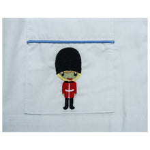 Load image into Gallery viewer, PALE BLUE COTTON/POPLIN TRADITIONAL EMBROIDERED PYJAMA SET