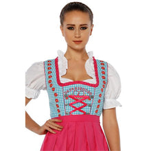 Load image into Gallery viewer, Nice 3pcs. dirndl with apron and blouse