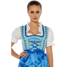 Load image into Gallery viewer, High quality 3-ply dirndl with apron and blouse