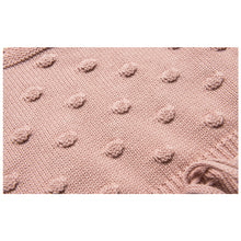 Load image into Gallery viewer, PACK OF 3 BLUE, DUSKY PINK& WHITE COTTON KNIT ROMPERS