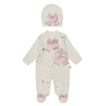 Load image into Gallery viewer, BABY GIRLS " ESTEE " CHARMING IVORY SPARKLING SET. HAND-MADE.