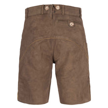 Load image into Gallery viewer, Men's traditional trousers made of fine cowhide leather, tobacco brown