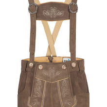 Load image into Gallery viewer, Men's traditional trousers made of fine cowhide leather, tobacco brown