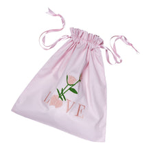 Load image into Gallery viewer, "COTTON CANDY" PINK HAND-SMOCKED PYJAMAS SET WITH MATCHING GIFT BAG.