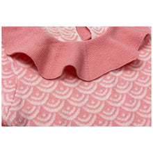Load image into Gallery viewer, GORGEOUS JACQUARD KNITTED PINK LONG SLEEVED ROMPER