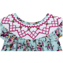 Load image into Gallery viewer, "ANTONELLA" HAND-SMOCKED STUNNING COTTON SHORTIE. LIMITED