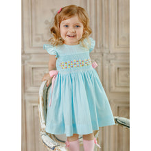 Load image into Gallery viewer, " ANABELLE " TRADITIONAL HAND-SMOCKED EMBROIDERED DRESS. LIMITED