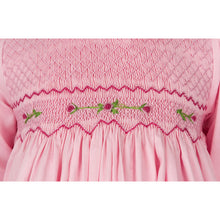 Load image into Gallery viewer, PINK TRADITIONAL " AMELIA " HAND-SMOCKED DRESS. LIMITED - NEW ARRIVAL