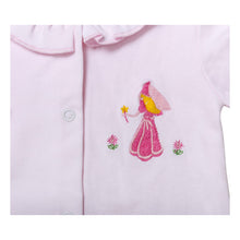 Load image into Gallery viewer, PINK PIMA COTTON " ANGEL'S WHISPER" BABYGROW@BIB SET
