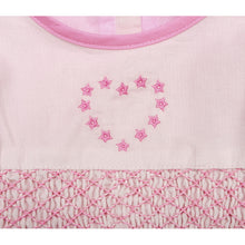 Load image into Gallery viewer, "AZALEA" HAND-SMOCKED PALE PINK CORDUROY EMBROIDERED DRESS