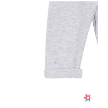 Load image into Gallery viewer, LACE AND SEQUINS " GOOD TIMES " GLAMOUR GREY TOP @ TROUSES BABY SET