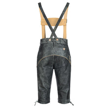 Load image into Gallery viewer, Valuable Mens Trachten Lederhose Kniebundhose Traditional in rustic antique gray