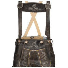 Load image into Gallery viewer, Special ladies traditional trousers knee length nappa leather antique brown vintage