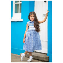 Load image into Gallery viewer, "TAMARA" LIBERTY COTTON HAND-SMOCKED DRESS. LIMITED
