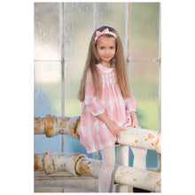 Load image into Gallery viewer, PINK CHECK HAND-SMOCKED "NATALIE" DRESS