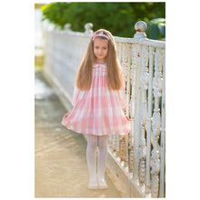 Load image into Gallery viewer, PINK CHECK HAND-SMOCKED "NATALIE" DRESS