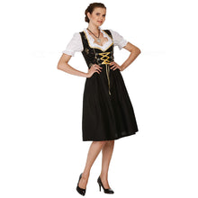 Load image into Gallery viewer, 3-piece, black costume combination with balcony detail