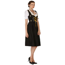 Load image into Gallery viewer, 3-piece, black costume combination with balcony detail