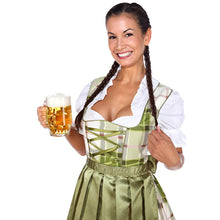 Load image into Gallery viewer, Noble 3 pcs. KaroDirndl with apron and blouse