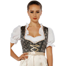 Load image into Gallery viewer, Shimmering 3 pcs. Paisleydirndl with apron and blouse