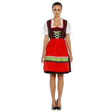 Load image into Gallery viewer, Nice 3pcs. dirndl with apron and blouse