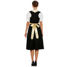 Load image into Gallery viewer, Velvety 3-piece Dirndl with apron and blouse