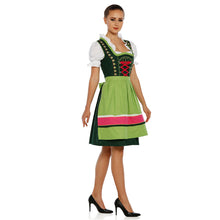 Load image into Gallery viewer, Traditional 3-piece Dirndl with apron and blouse