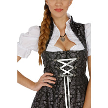 Load image into Gallery viewer, Velvety 3-piece Dirndl with apron and blouse costume