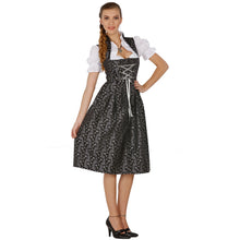 Load image into Gallery viewer, Velvety 3-piece Dirndl with apron and blouse costume