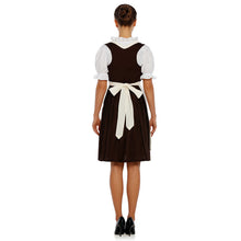Load image into Gallery viewer, Beige 3 pcs. Dirndl with apron and blouse
