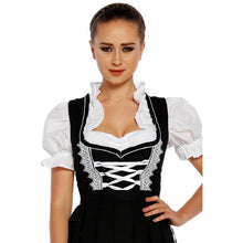 Load image into Gallery viewer, Fashionable 3-piece Dirndl with apron and blouse