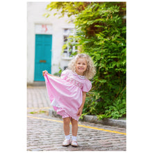 Load image into Gallery viewer, PINK PIQUE COTTON HAND SMOCKED "BETTY" 2 PIECE OUTFIT