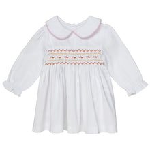 Load image into Gallery viewer, " MAGDA " HAND-SMOCKED HAND-EMBROIDERD 2 PIECE OUTFIT