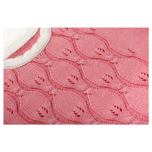 Load image into Gallery viewer, BABY GIRLS " OLIVIA" COTTON OPENWORK ROMPER.
