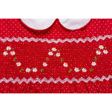 Load image into Gallery viewer, " CAMILLE " HAND-SMOCKED DRESS. EXCLUSIVE FROM MADAGASCAR.
