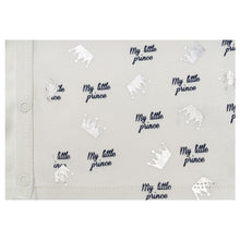 Load image into Gallery viewer, BABY BOYS " TONY " NAVY BLUE BABYSUIT, BIB &amp; HAT SET
