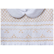 Load image into Gallery viewer, TRADITIONAL HAND-SMOCKED COTTON JERSEY " DANY" BABYGROW.LIMITED
