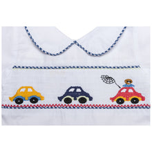 Load image into Gallery viewer, BOYS 2 PIECE CARS EMBROIDERED SHORTS SET

