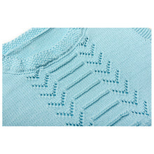 Load image into Gallery viewer, AQUA BLUE COTTON DRAWSTRING DETAILS "AZURRO" ROMPER
