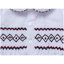 Load image into Gallery viewer, "OLIVER" TRADITIONAL HAND-SMOCKED SHIRT &amp; SHORTS SET. LIMITED
